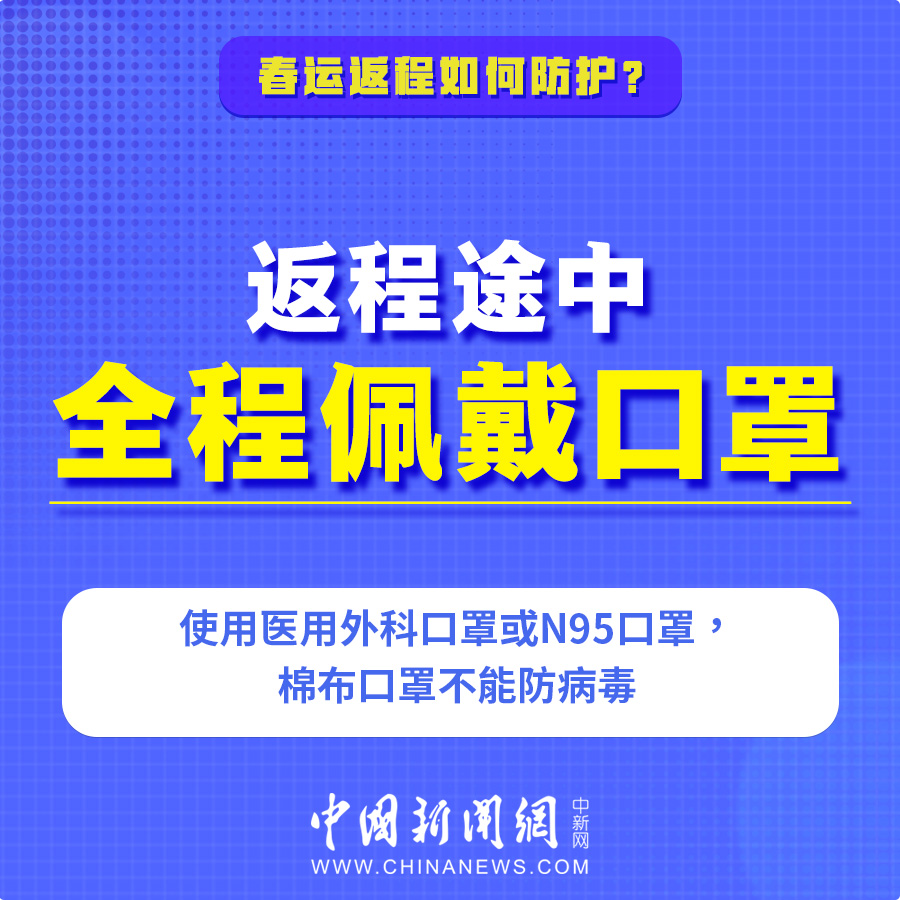 不得不返程去上班了，該如何做好個人防控？