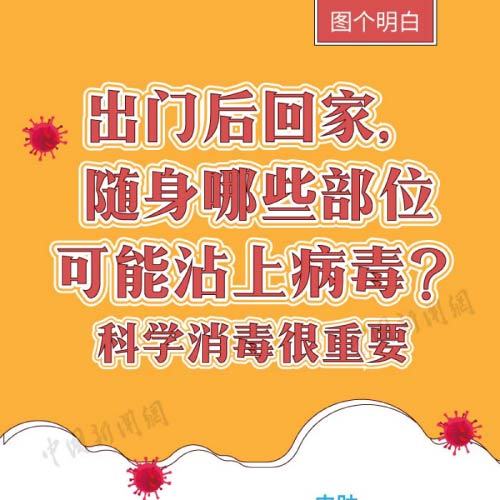 出門后回家，身上哪兒最可能沾染病毒？